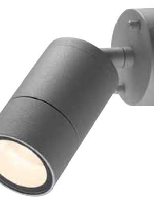 Luminario Sobreponer a Pared Arbotante Muro Base GU10 Gris ODIN 05-8054-03