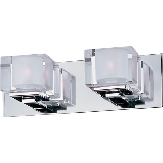 Cubic 2-Light Bath Vanity 10002CLPC