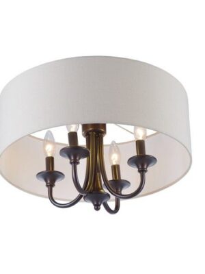 10013OMOI Bongo 4-Light Semi-Flush Mount 10013OMOI