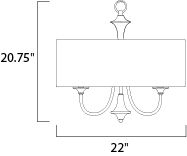 Bongo 5-Light Pendant 10015OMOI - Image 3