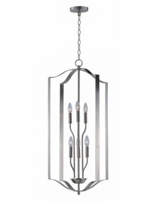 10038SN Provident 6-Light Chandelier 10038SN