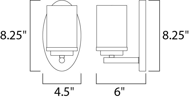 Corona 1-Light Wall Sconce10211FTSN - Image 2