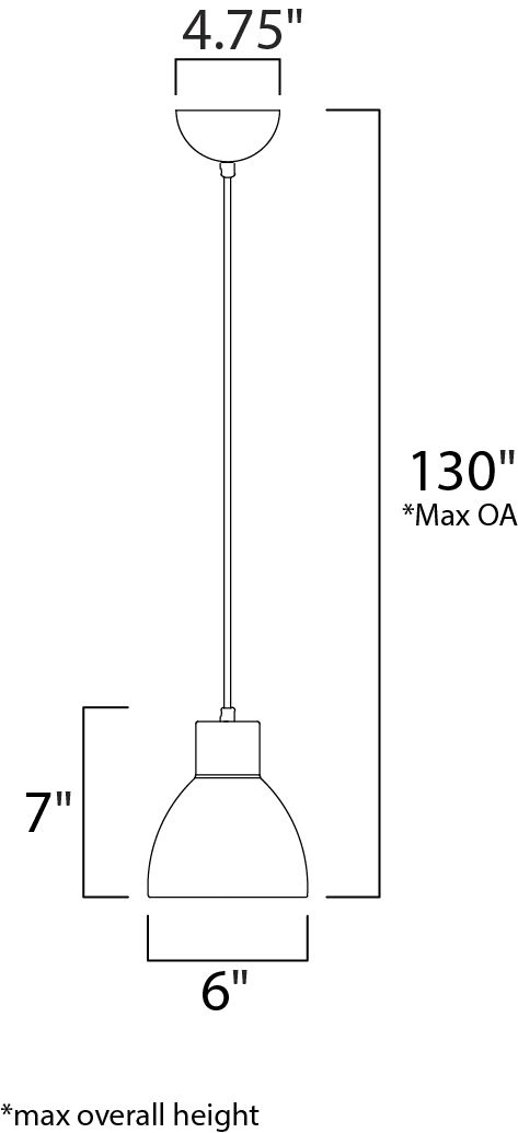 Cora 1-Light Pendant 11020BKGLD - Image 2