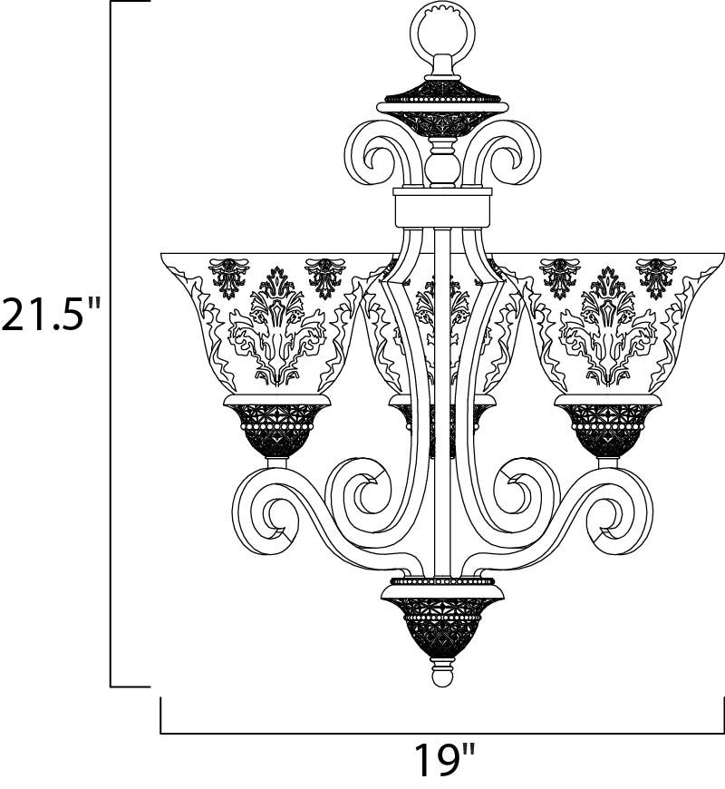 Symphony 3-Light 11235SAOI - Image 2