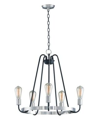 11735BKSN Haven 5-Light Chandelier 11735BKSN