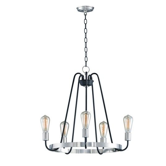 Haven 5-Light Chandelier 11735BKSN