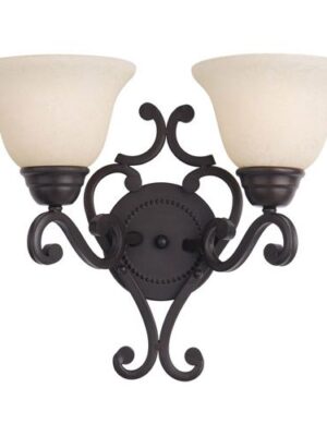 Manor 2-Light Wall Sconce 12212FIOI