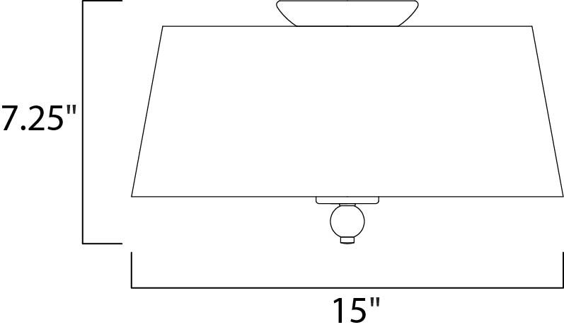 Rondo 3-Light Flush Mount 12751WTPN - Image 2