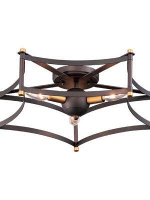 13590OIAB Wellington 3-Light Ceiling Flushmount 13590OIAB