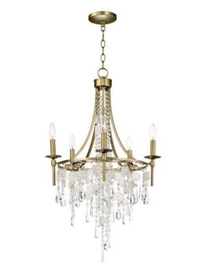 14425CZGS Cebu 5-Light Chandelier 14425CZGS