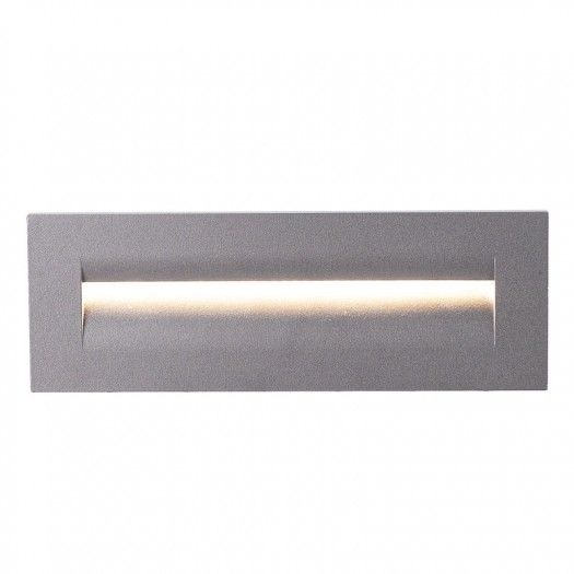 Luminario de cortesia para muro LED 8.5w 3000k 1712-LED-GR
