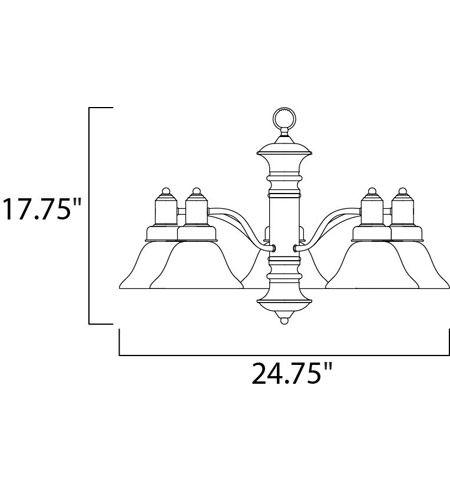 Newburg 5-Light Chandelier 20325MRSN - Image 2