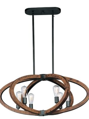 20915APAR Bodega Bay 6-Light Pendant 20915APAR