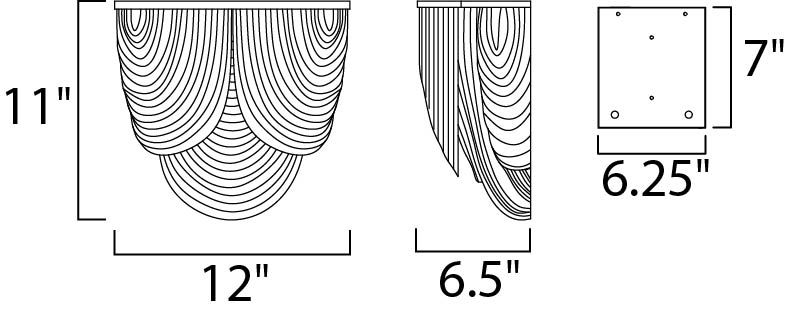 Chantilly 2-Light Wall Sconce 21469NKPN - Image 2