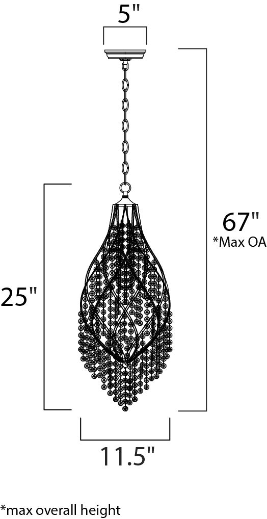 Twirl 1-Light Pendant 22005BCGS - Image 2