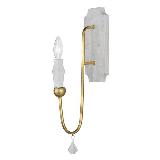 Claymore 1-Light Wall Sconce 22432CSTGL
