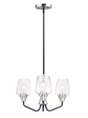 Goblet 3-Light 26124CLBKSN