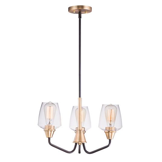 Goblet 3-Light Chandelier 26124CLBZAB