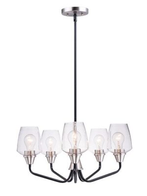26125CLBKSN Goblet 5-Light Chandelier 26125CLBKSN