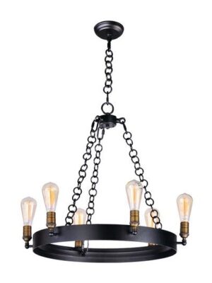 26273BKNAB Noble 6-Light Chandelier 26273BKNAB