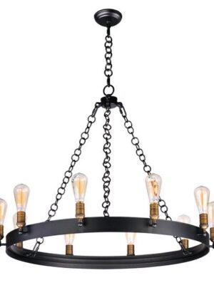 26275BKNAB Noble 10-Light Chandelier26275BKNAB