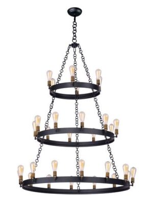 26278BKNAB Noble 30-Light Chandelier 26278BKNAB