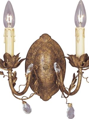 Elegante 2-Light Wall Sconce 2857EG