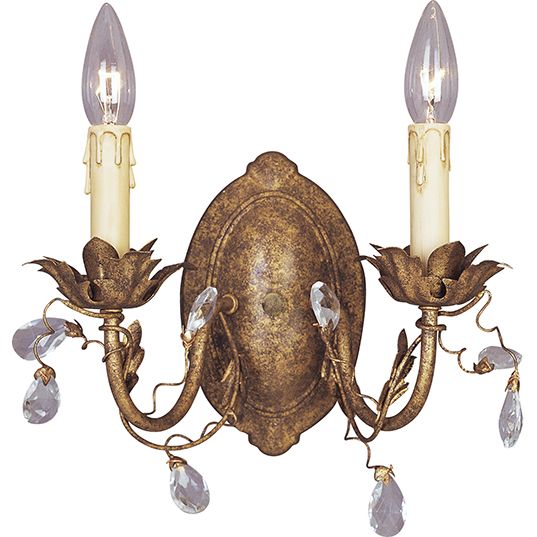 Elegante 2-Light Wall Sconce 2857EG