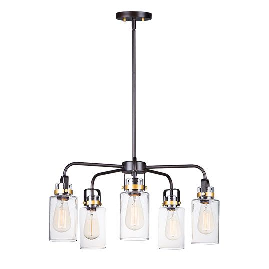 Magnolia 5-Light 30175CLBZGLD