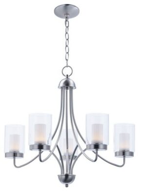 Mod 5-Light Chandelier 30265CLFTSN