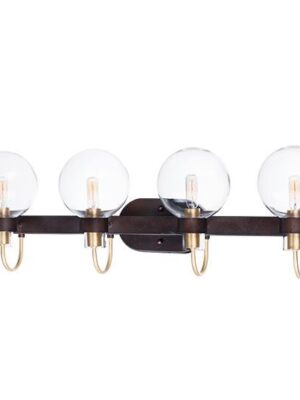 Bauhaus 4-Light Bath Vanity 30514CLBZSBR