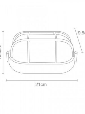 Luminario para muro Base E27 5031/N