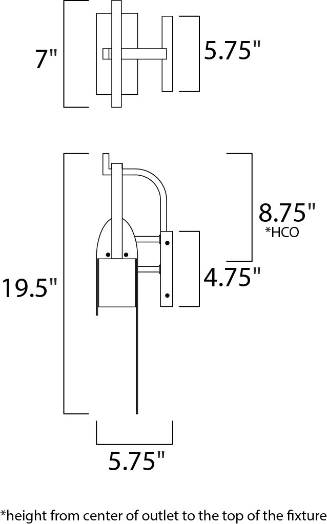 Laredo LED Outdoor Sconce 55595RF - Image 2