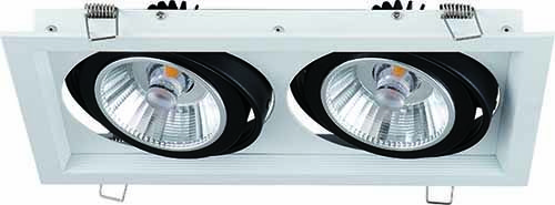 Empotrado Cuadrado a Techo LED HELIOS 6-52112-01/WW