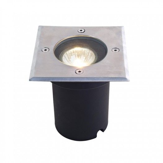 Luminario para empotrar en piso Base Gu10 Acero Inoxidable 7280