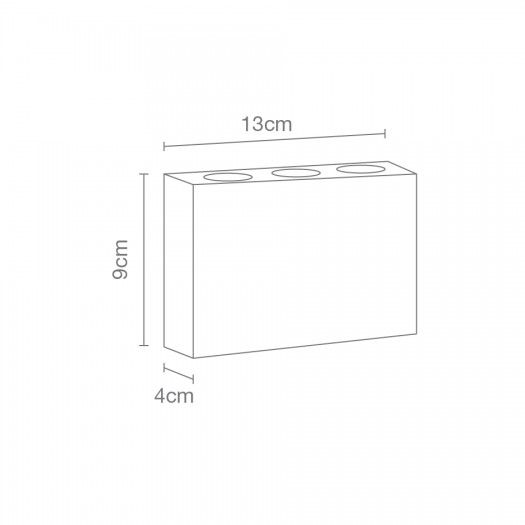 Luminario para sobreponer en muro LED 6w 3000k 8320-LED-GF - Image 2