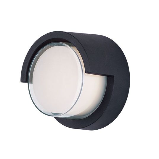 Eyebrow LED 1 Light Wall Mount 86162BK