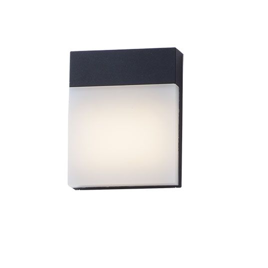 Eyebrow LED 1 Light Wall Mount 86165BK