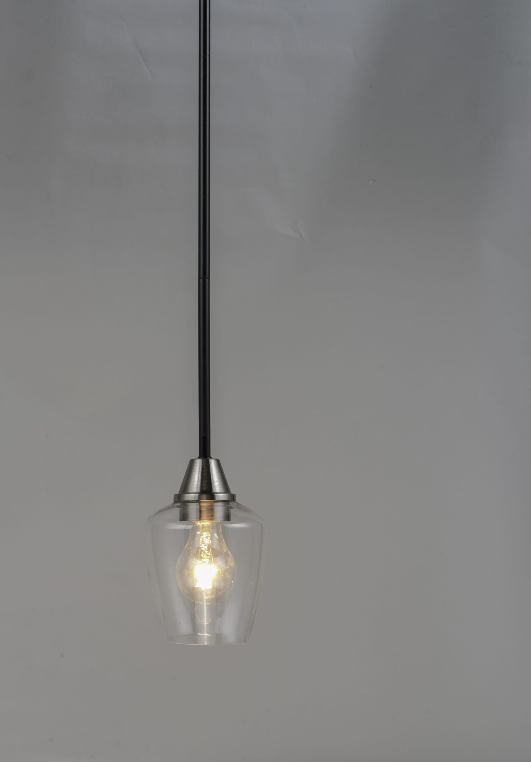 Goblet 1-Light Mini Pendant 96120CLBKSN - Image 2