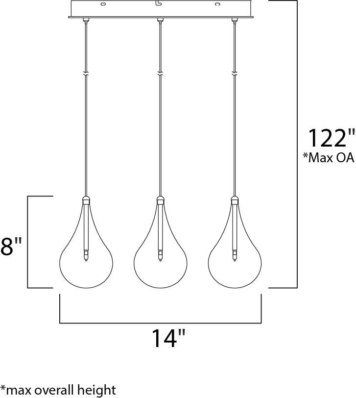 Larmes-9-Light-Pendant E20116_18 - Image 2