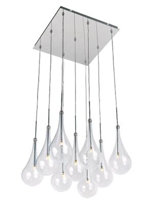 E20516-18PC Larmes-9-Light-LED-Pendant E20516_18PC