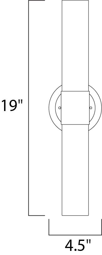 Cilandro-LED-2-Light-Wall-Mount E63107_11SN - Image 2