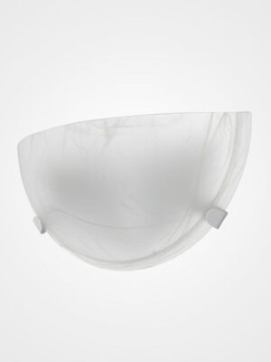 MX-AR4457-B ARBOTANTE CUERPO EN LAMINA DE ACERO VIDRIO MATE ALABASTRO BLANCO
