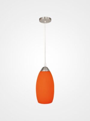 MX-CL7002-6 CANDIL VIDRIO SOPLADO MATE NARANJA TERMINADO CEPILLADO
