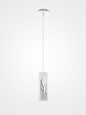 MX-CL8009 CANDIL CUERPO EN ALUMINIO VIDRIO MATE DECORADO