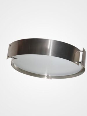 MX-PF1021-CP PLAFON CUERPO EN ALUMINIO VIDRIO ESMERILADO PLANO