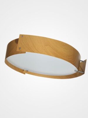 PLAFON CUERPO EN ALUMINIO VIDRIO ESMERILADO PLANO