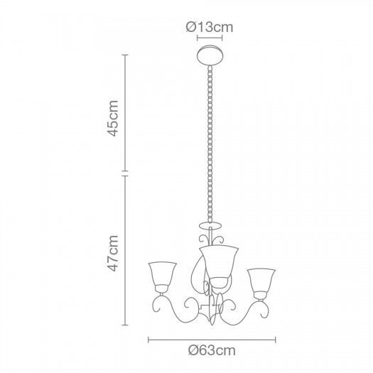 Candil Colgante CFT3LP/O - Image 2