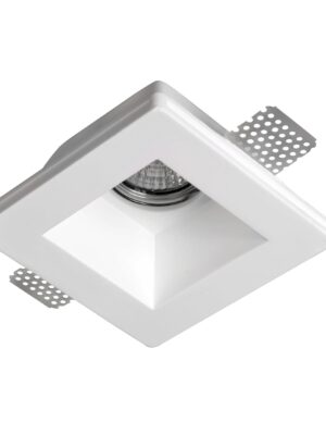 dd1975_MC_9129 Downlight Cuadrado Empotrable a Techo Base Gu10 GYMSUM 06-9129-10