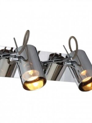 hs-5017-2 Luminario para muro Cristal Cromado Gu10 HS-5017-2